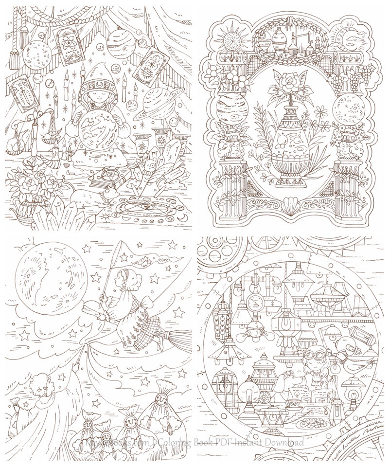 d Eriy Coloring Book Magical Land of Laura Mia – PDF Download Preview Download Kayliebooks