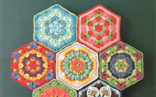 cover of Kaleidoscope Crochet Pattern Book – Geometric Motifs & Colorwork Squares (Printable PDF)