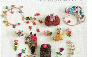 Darning Stitch Embroidery Patterns with Embroidery Thread & Beads – Printable PDF Book