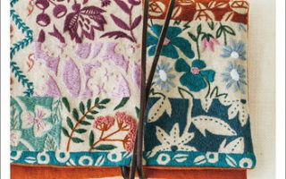 Cover of Alice Makabe Embroidery PDF book showing dark floral designs