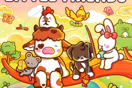 book cover of 1302 Little Friends - Cute & Easy Coloring Book