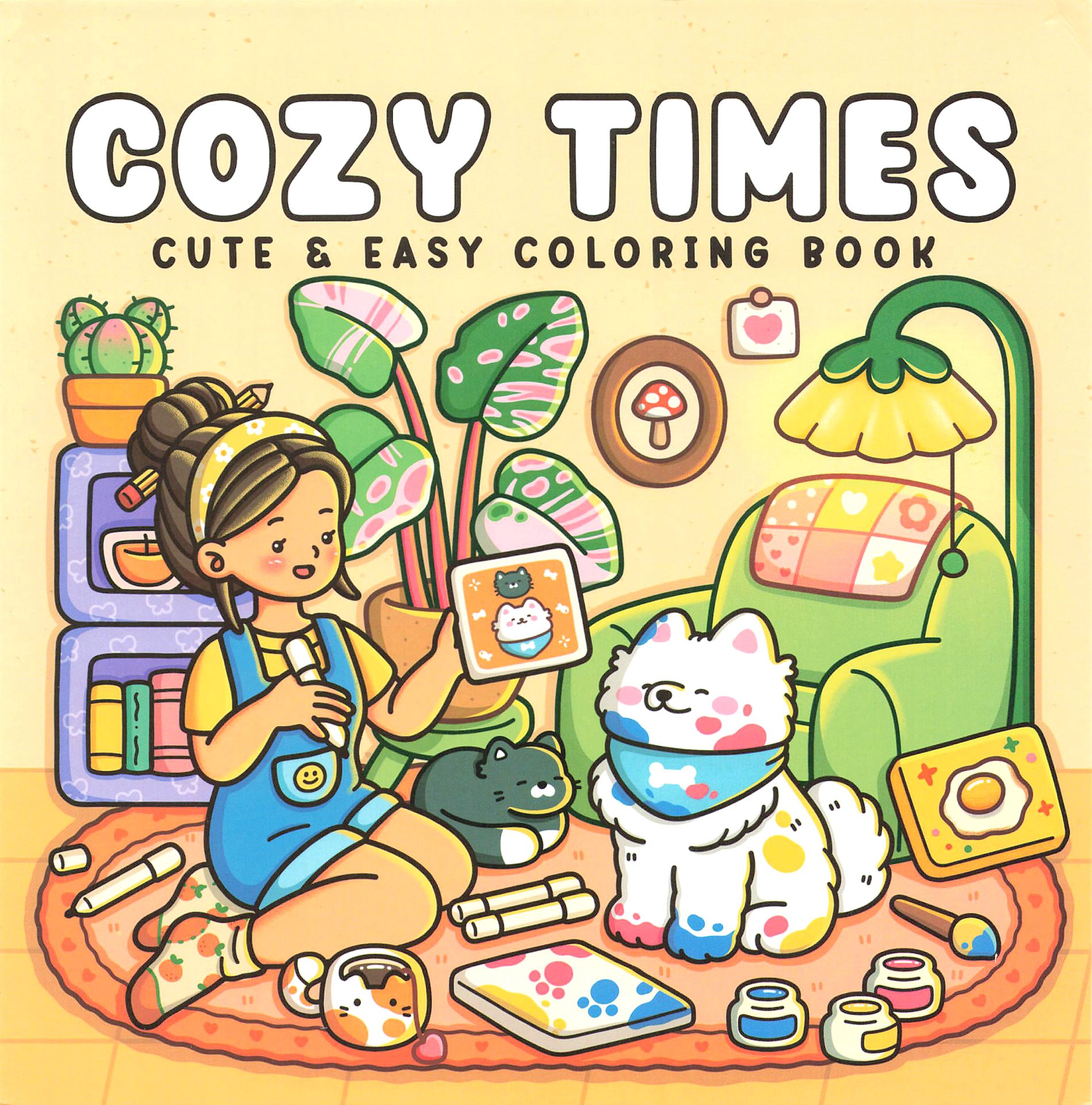 1303 Cozy Times - Cute & Warm Coloring Book Preview Download Kayliebooks