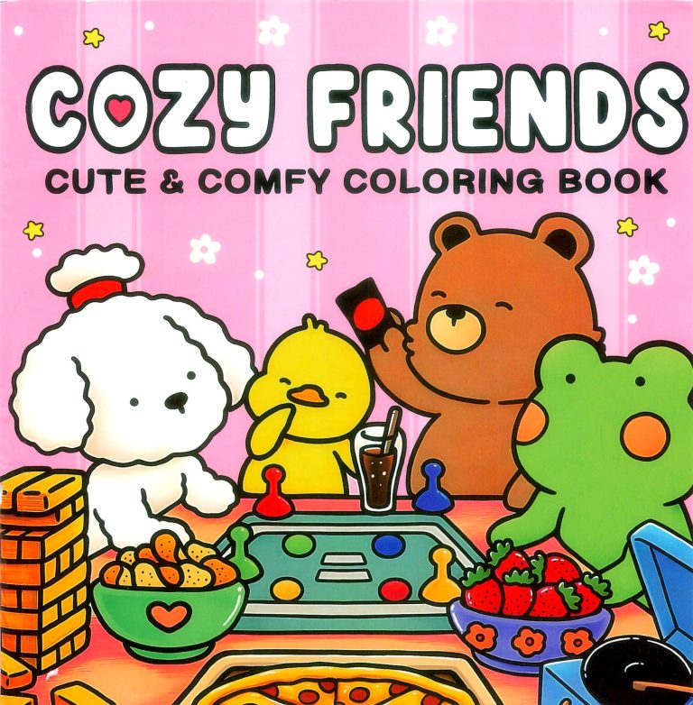 book cover of 1305 Cozy Friends - Cute & Comfy Coloring Book