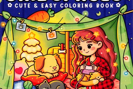 book cover of 1307 Girl Spaces - Cute & Easy Coloring Book
