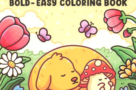 book cover of 1308 Into Gardens - Bold Easy Coloring Book