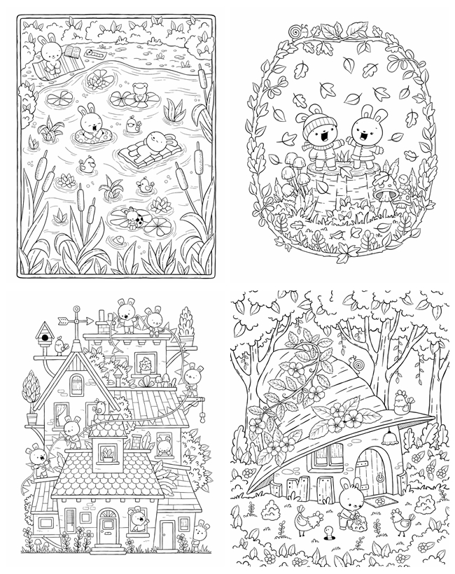 a MiniMania Coloring Book 2 by Gabi Wolf Coloring Book PDF Download Preview Download Kayliebooks