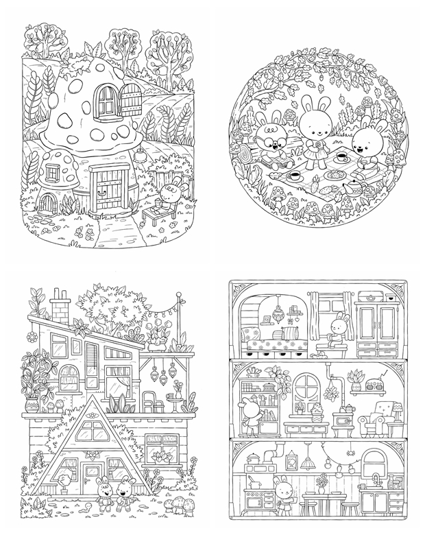 d MiniMania Coloring Book 2 by Gabi Wolf Coloring Book PDF Download Preview Download Kayliebooks