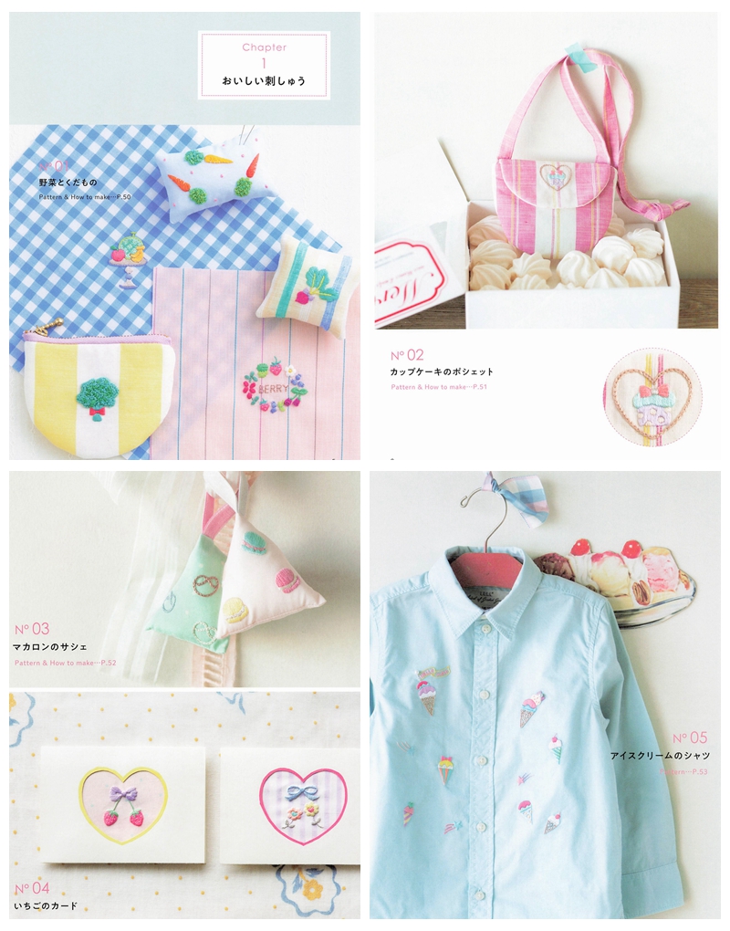a 38 Whimsical Kawaii Embroidery Patterns You'll Fall in Love With – tam-ram Embroidery Book Preview Download Kayliebooks
